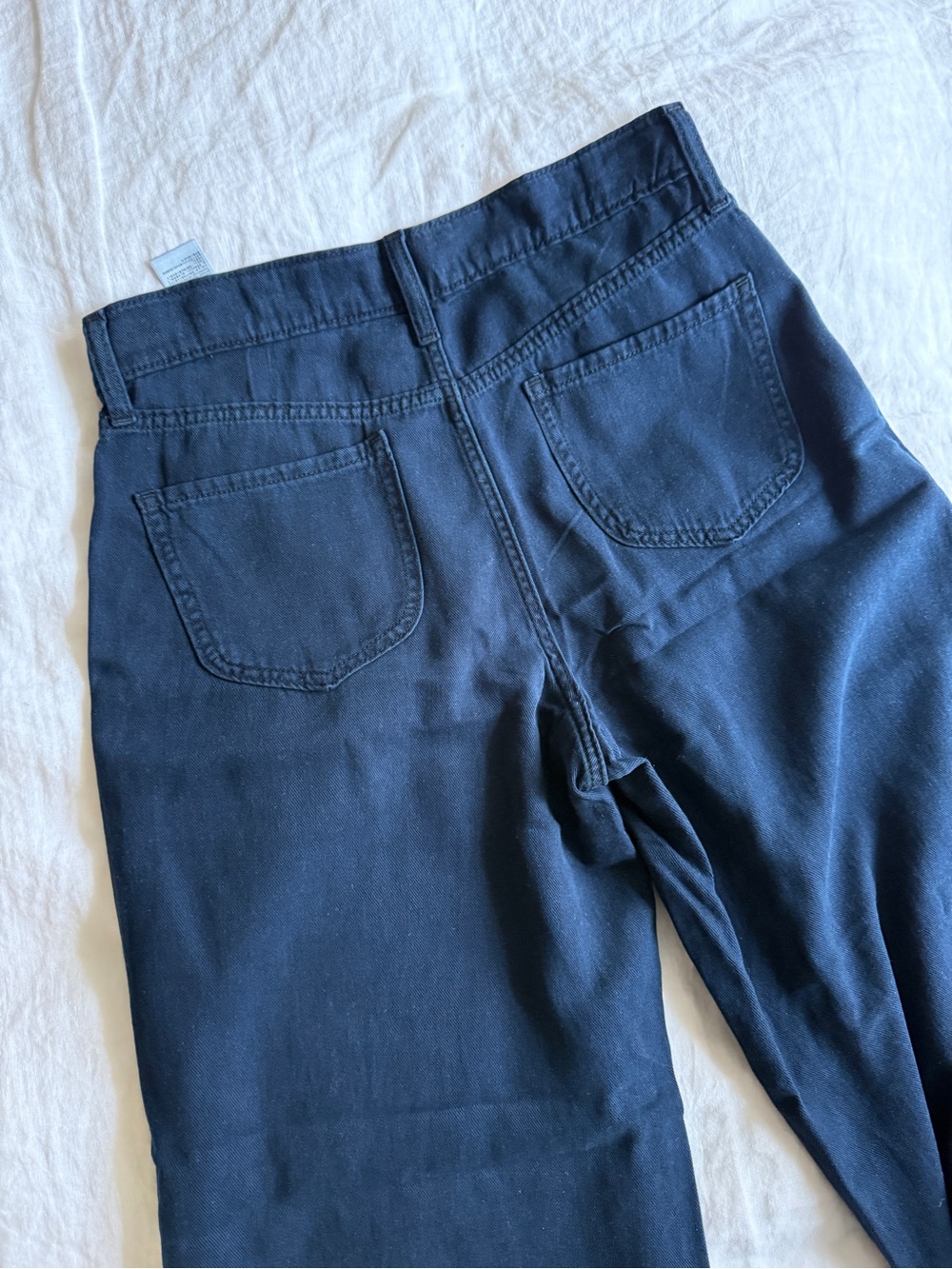 Banana Republic Navy Wide-Leg Women's Pants - Picture 3 of 9
